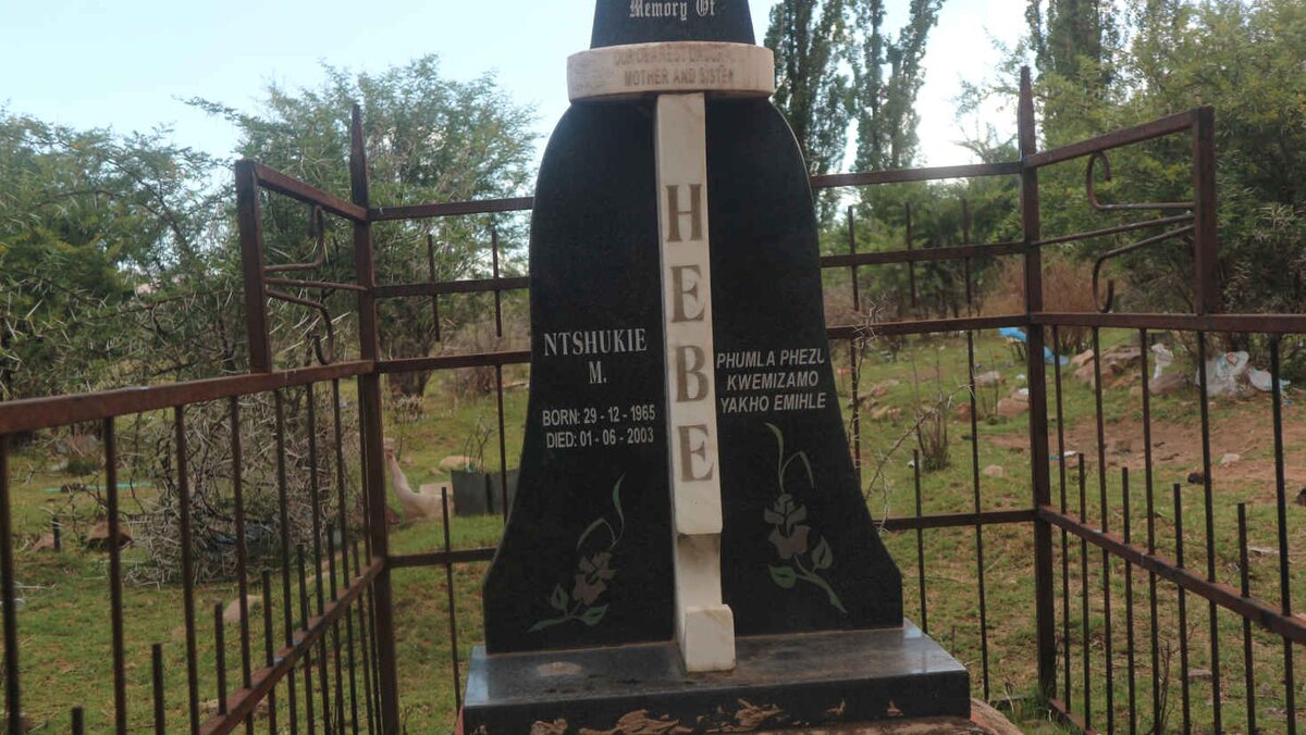 HEBE Ntshukie M. 1965-2003