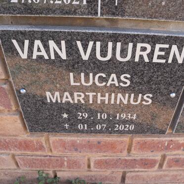 VUUREN Lucas Marthinus, van 1934-2020