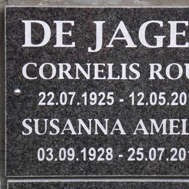 JAGER Cornelis Roux, de 1925-2011 &amp; Susanna Amelia 1928-2011