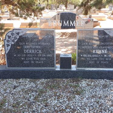 BRUMMER Derrick 1926-1983 &amp; Ethné 1930-1992