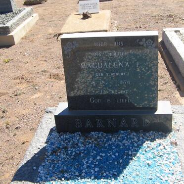 BARNARD Magdalena F. nee SLABBERT 1878-1972