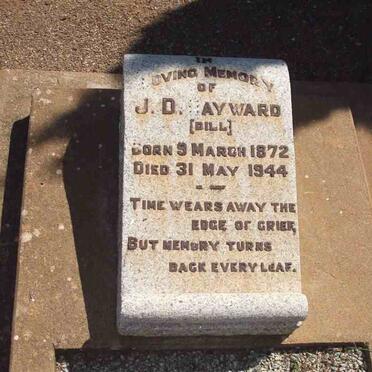 HAYWARD J.D. 1872-1944