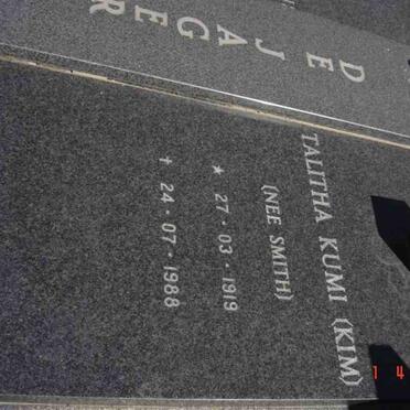 JAGER Johannes Jurgens, de 1919-1992 &amp; Talitha Kumi SMITH 1919-1988