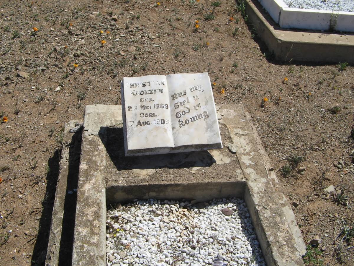 KNOEZEN Christian 1869-1909