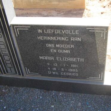 LAMPRECHT Maria Elizabeth 1911-1985