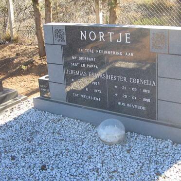 NORTJE Jeremias Esayas 1909-1975 &amp; Hester Cornelia 1919-1999