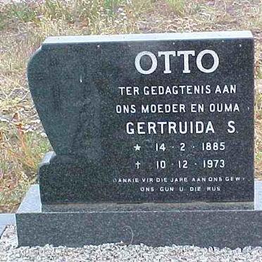 OTTO Gertruida S. 1885-1973