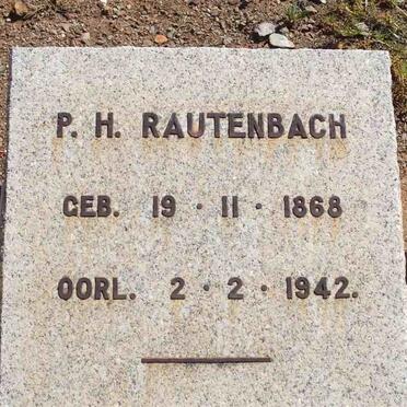 RAUTENBACH P.H. 1868-1942
