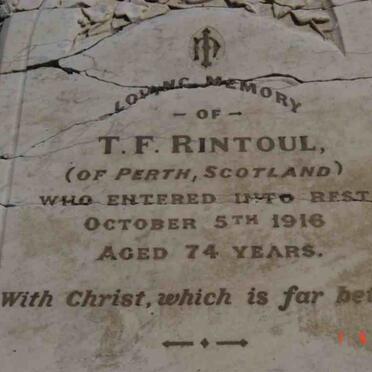 RINTOUL T.F. -1916