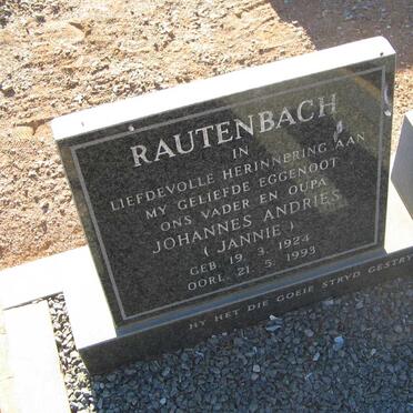 RAUTENBACH Johannes Andries 1924-1993