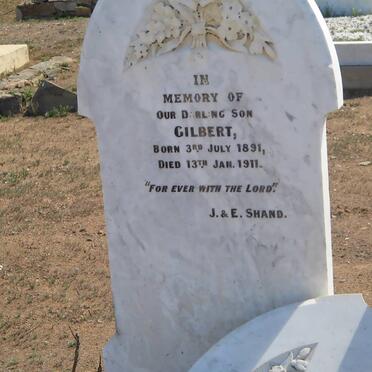 SHAND Gilbert 1891-1911