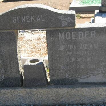 SENEKAL Hendrik Johannes 1876-1958 &amp; Christina Jacomina SCHELTEMA 1876-1964