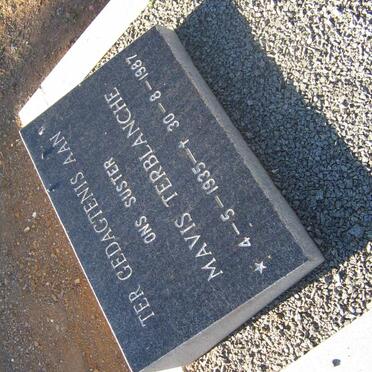 TERBLANCHE Mavis 1935-1987