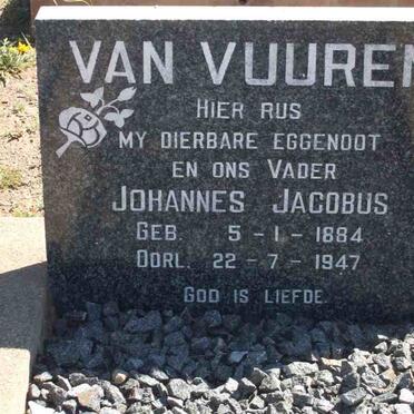 VUUREN Johannes Jacobus, van 1884-1947