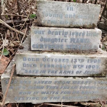 WHITFIELD Mabel Gertrude 1900-1903