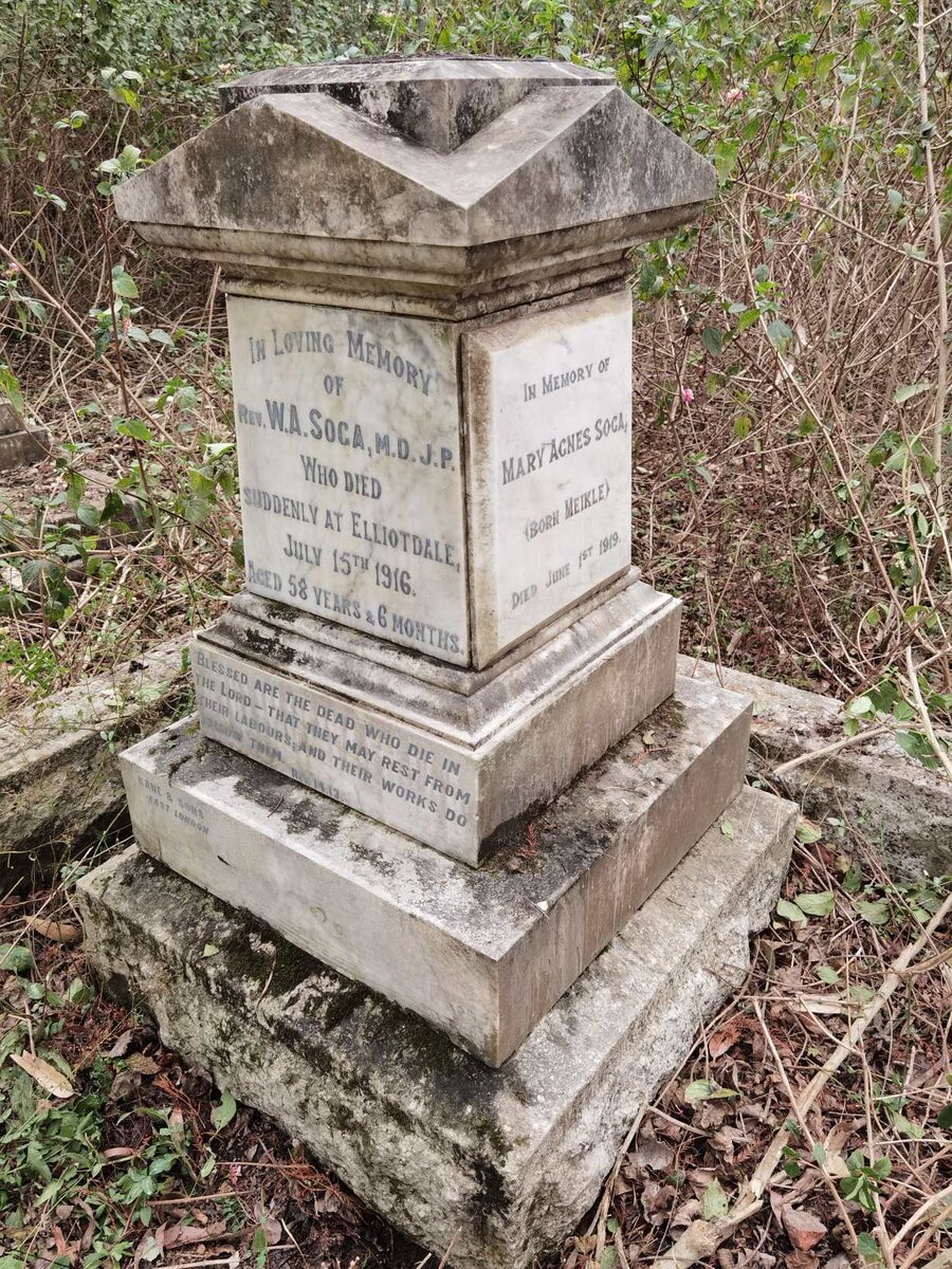 SOGA W.A. -1916 &amp; Mary Agnes MEIKLE -1919