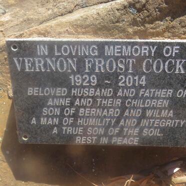 COCKIN Vernon Frost 1929-2014