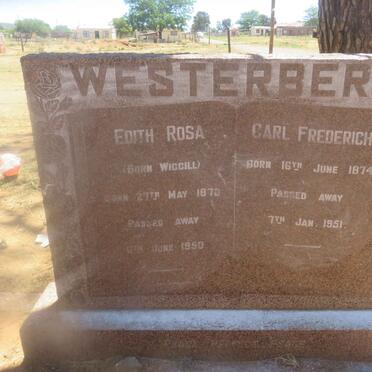 WESTERBERG Carl Frederich 1874-1951 &amp; Edith Rosa WIGGILL 1870-1950