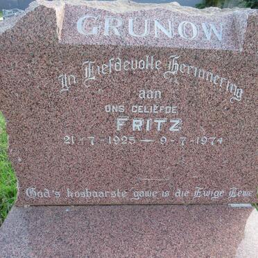 GRUNOW Fritz 1925-1974
