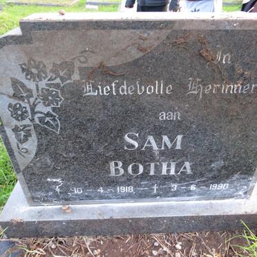 BOTHA Sam 1918-1990