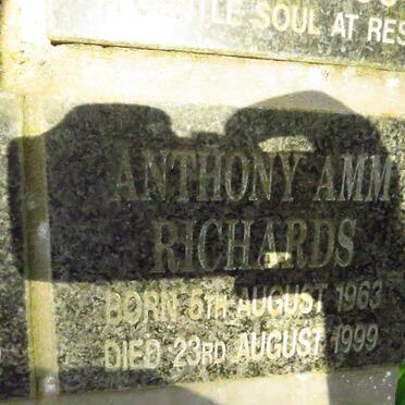 RICHARDS Anthony Amm 1963-1999