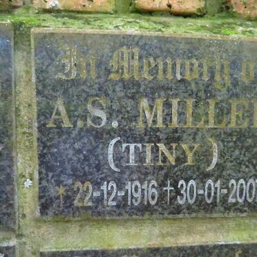 MILLER A.G. 1916-2007