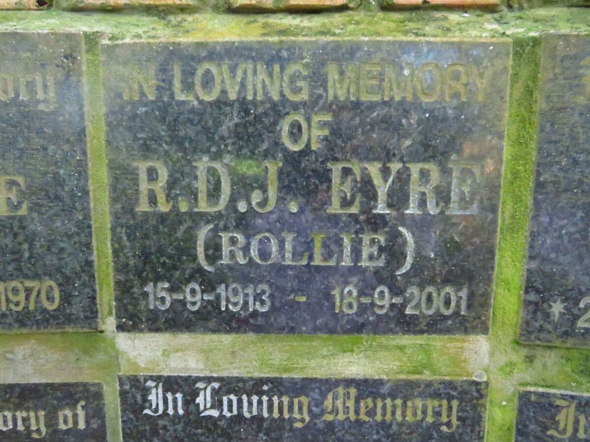 EYRE R.D.J. 1913-2001