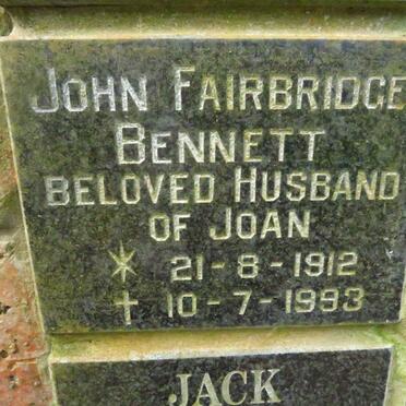 BENNETT John Fairbridge 1912-1993