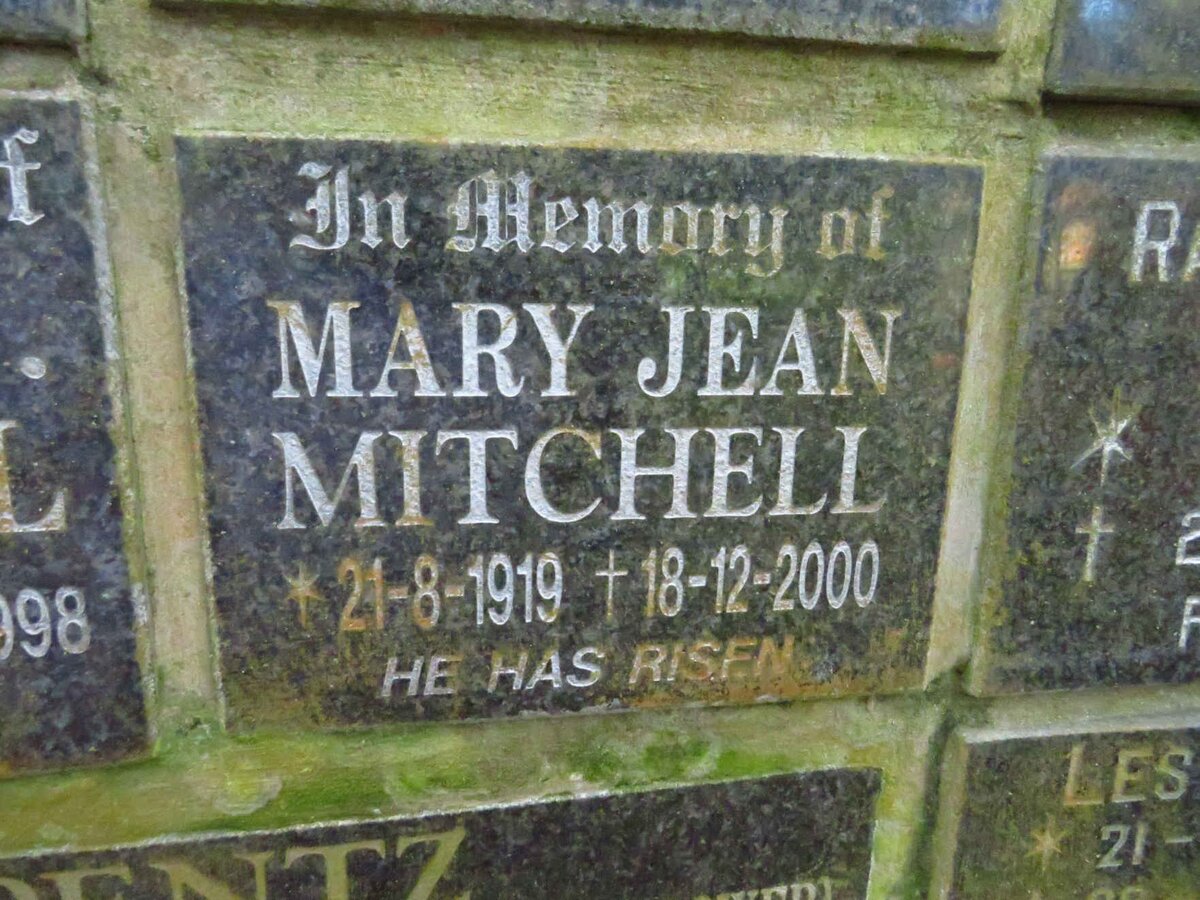 MITCHELL Mary Jean 1919-2000
