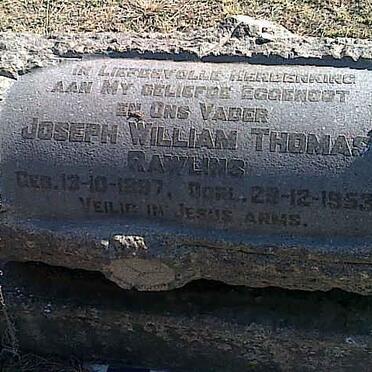 RAWLINS Joseph William Thomas 1897-1953