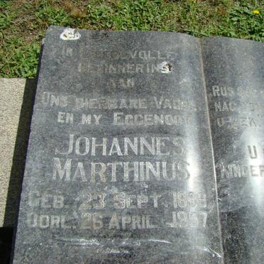 ? Johannes Marthinus 1889-1957
