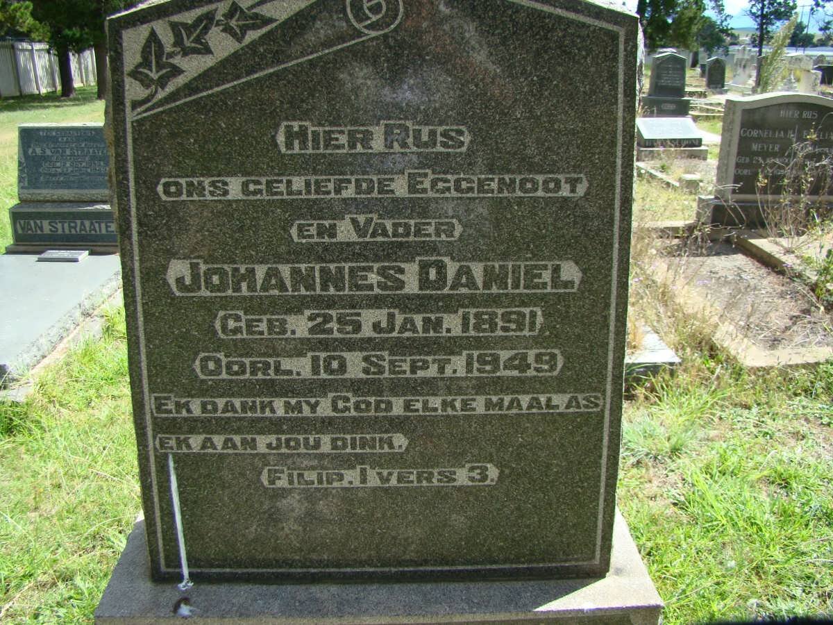 STEYN Johannes Daniel 1891-1949