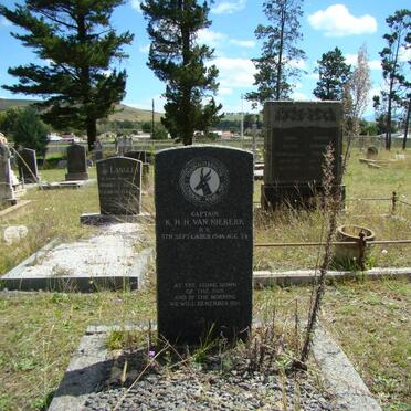 NIEKERK K.H.H., van -1946