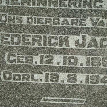 WEPENER Frederick Jacobus 1860-1945