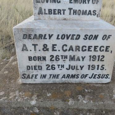 CARGEEGE Albert Thomas 1912-1915