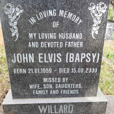 WILLARD John Elvis 1959-2000