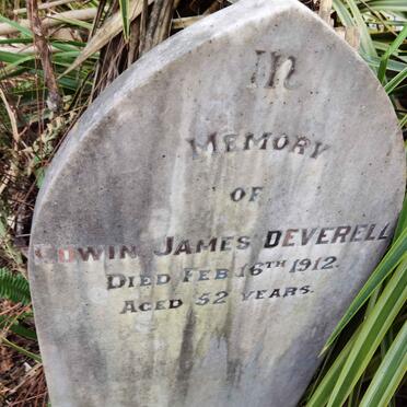 DEVERELL Edwin James -1912