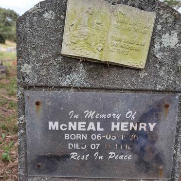 McNEAL Henry 1936-1998