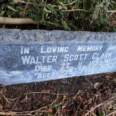 CLARK Walter Scott -1893