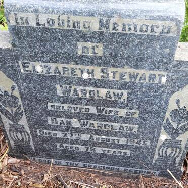 WARDLAW Elizabeth Stewart -1945