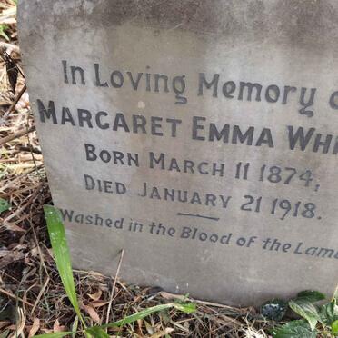 WHITE Margaret Emma 1874-1918