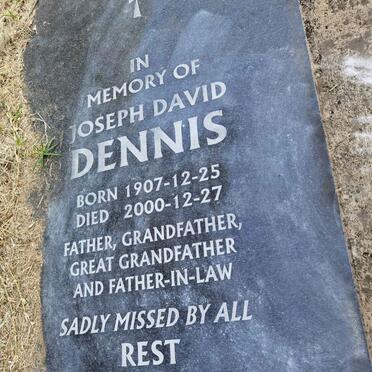 DENNIS Joseph David 1907-2000
