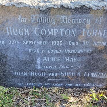 TURNER Hugh Compton 1905-1966
