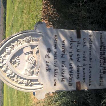 LANGE Hester Maria Pienaar, de nee VAN WYK 1867-1908