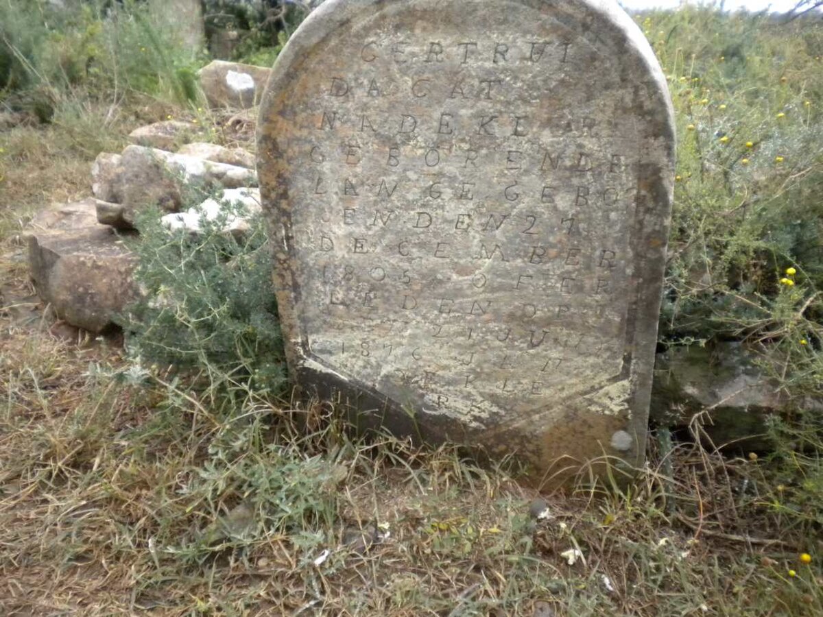 KLERK Gertruida Cat??na nee DE LANGE 1805-1876