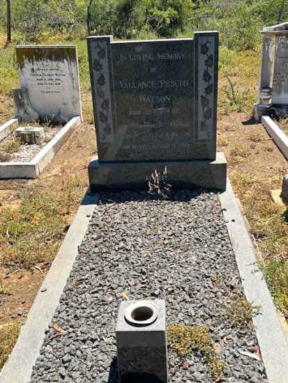 WATSON Vallance Pescod 1913-1976