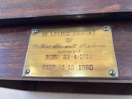 RUDMAN Gilbert Sherwell 1912-1960