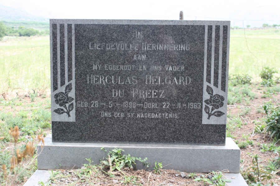 PREEZ Herculas Helgard, du 1898-1963