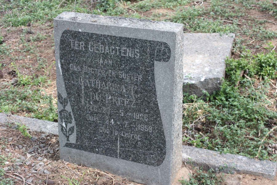 PREEZ Catharina P., du 1928-1953