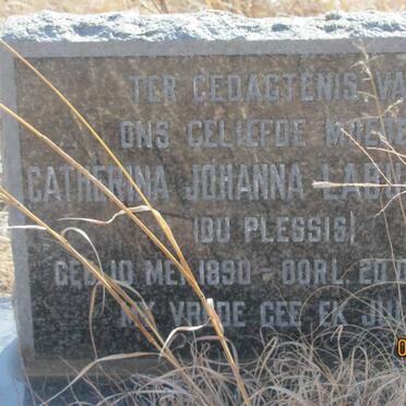 LABUSCAGNE Catherina Johanna nee DU PLESSIS 1890-1967